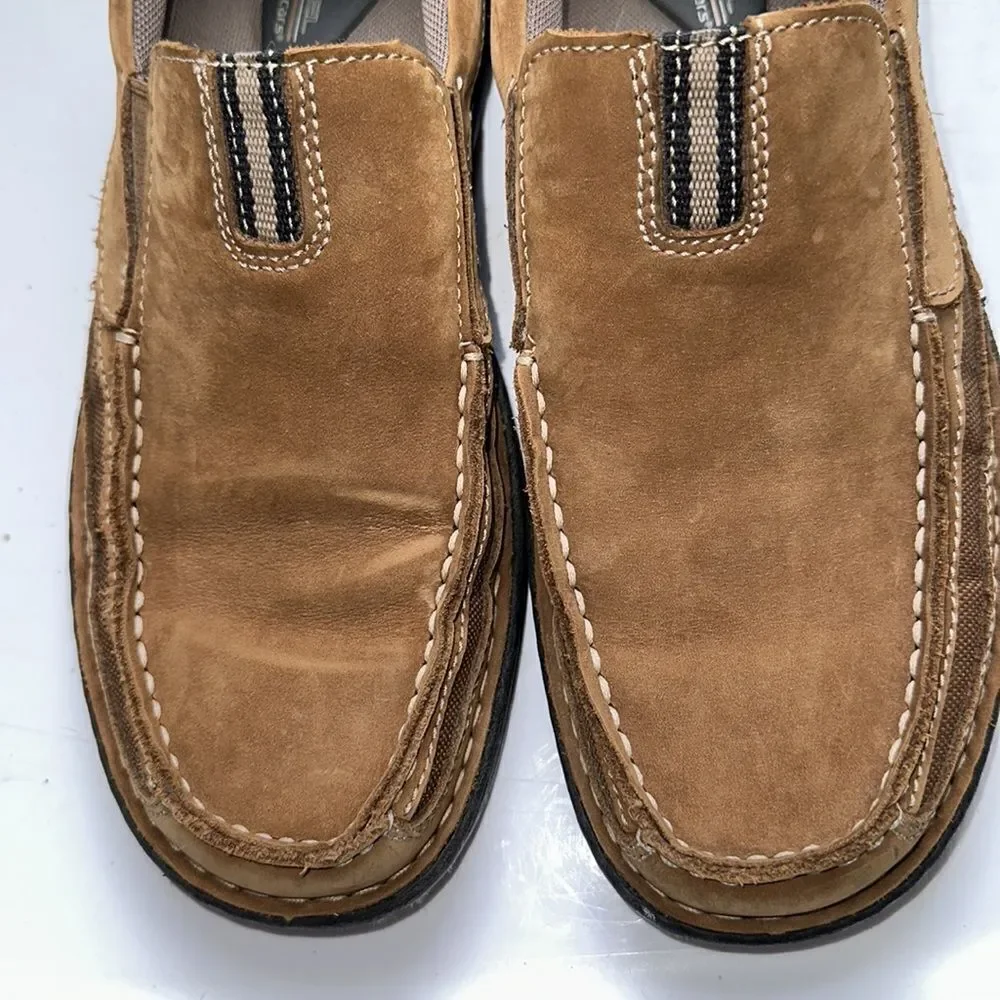 My Travel Streetcars Tenille brown/tan suede leather slip on‎ loafers